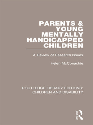 cover image of Parents and Young Mentally Handicapped Children